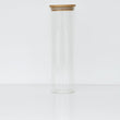 Load image into Gallery viewer, Round Glass Jars Bamboo