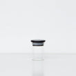 Load image into Gallery viewer, Round Glass Jars Black