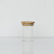 Load image into Gallery viewer, Round Glass Jars Bamboo