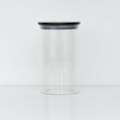 Load image into Gallery viewer, Round Glass Jars Black