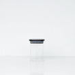Load image into Gallery viewer, 450ml Square Glass Jar Black