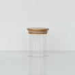 Load image into Gallery viewer, Round Glass Jars Bamboo