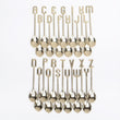Load image into Gallery viewer, Letter Brass Tablespoons