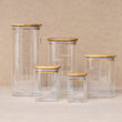 Load image into Gallery viewer, Square Glass Jars Bamboo