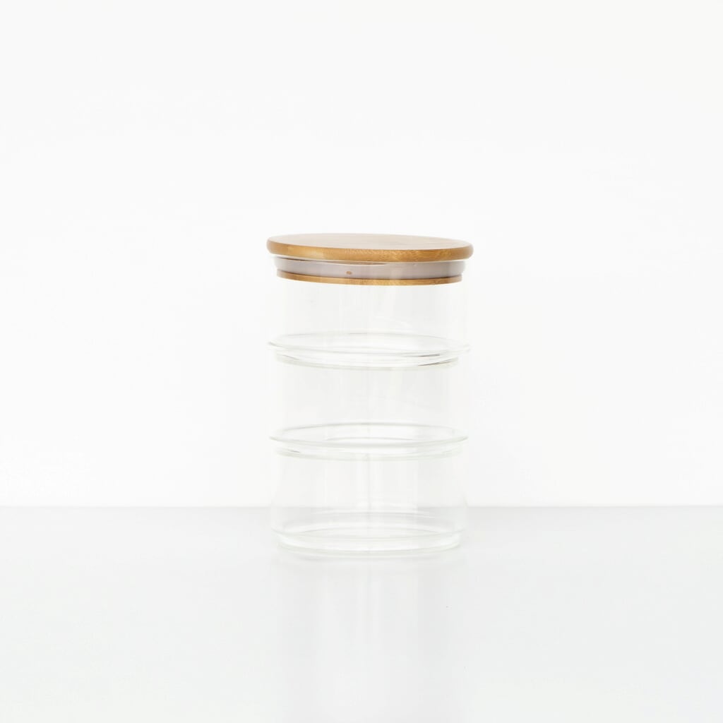Stackable Sprinkle Jar 3 Stackable Jars with Bamboo Lid | OUR HOME TO BE – Our Home To Be