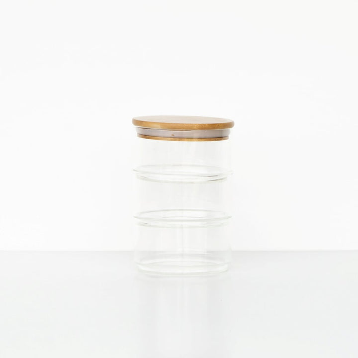Stackable Glass Jar