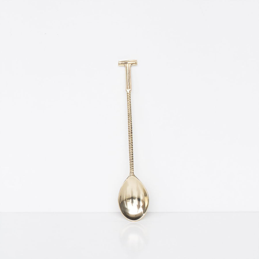 Letter Brass Tablespoons