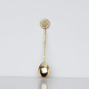 Sunflower Spoon Brass